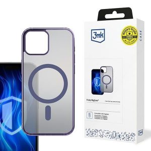 Carcasă 3mk Frosty MagCase pentru iPhone 15 Plus - mov