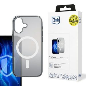 Carcasă 3mk Frosty MagCase pentru iPhone 16 - alb