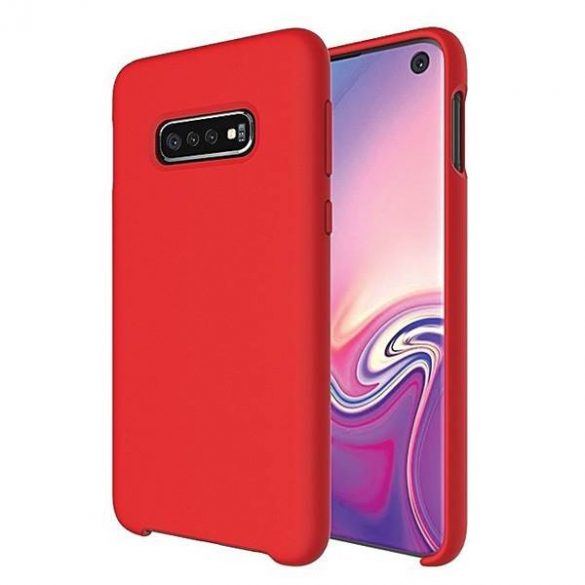 Beline Husă silicon Samsung S10 G973 roșu / husă roșu