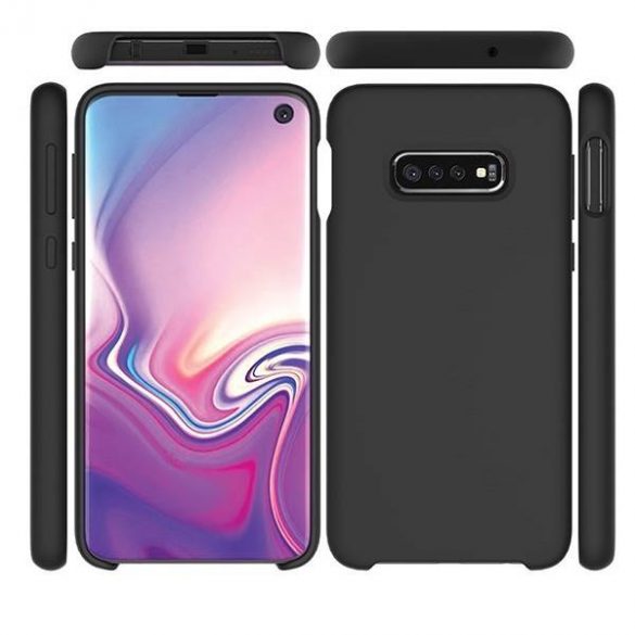 Beline Husă silicon Samsung S10 Plus negru / husă negru