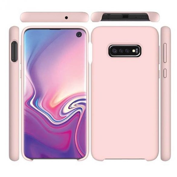 Beline Etui Husă din silicon Samsung S20 Ultra różowo-złoty/rose gold