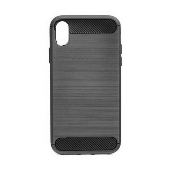 Husa Beline Etui Carbon Samsung A41 czarny/negru