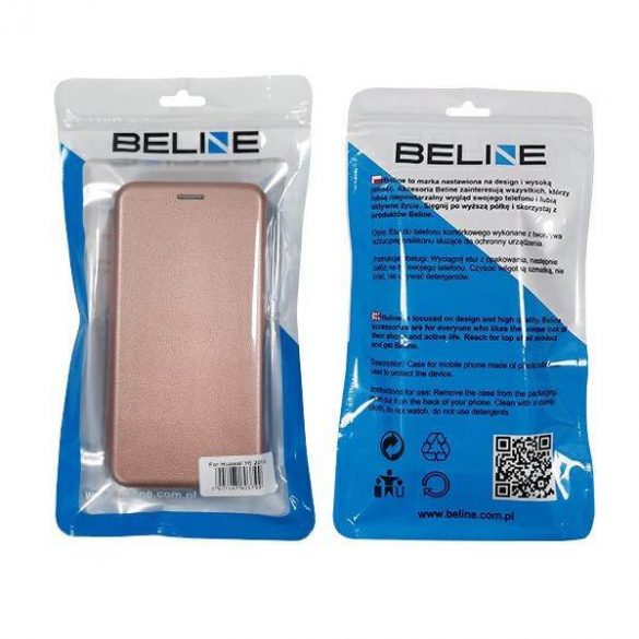 Beline Husă Husă tip carte Magnetic Realme 7 Pro roz gold/Husă aurie