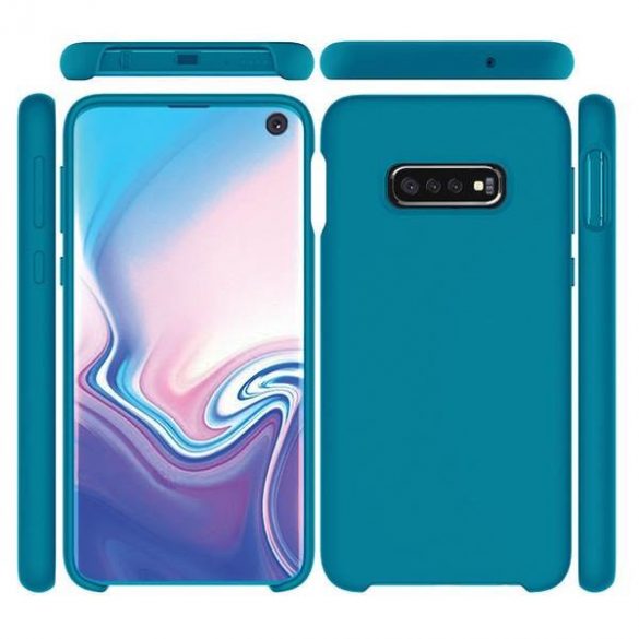 Husa Beline Etui Silicon Huawei Y5p niebieski/albastru