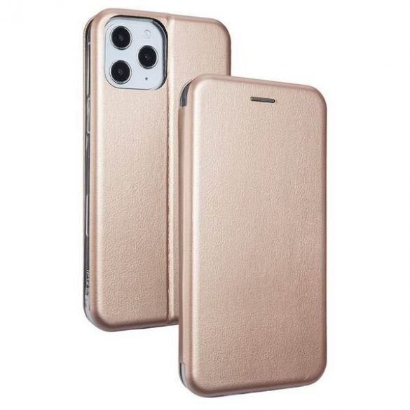 Beline Husă Husă tip carte Magnetic iPhone 12/12 Pro 6,1" rose gold/rose gold husă