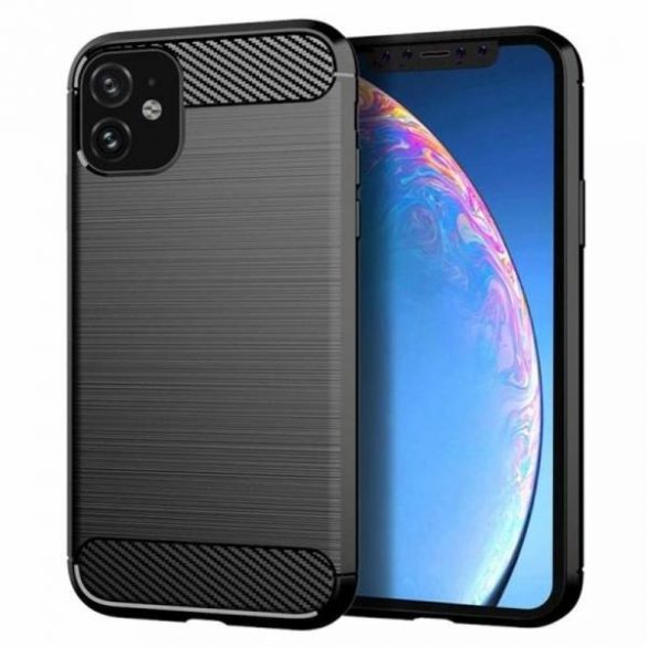 Husa Beline Etui Carbon iPhone 12 mini 5,4" czarny/negru