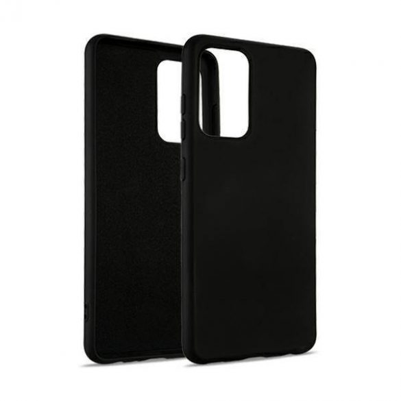 Beline Etui Husă din silicon pentru iPhone 12/12 Pro 6,1" czarny/negru