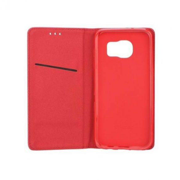 Husa Etui Smart Magnet book iPhone 12 Pro Max czerwony/rosu