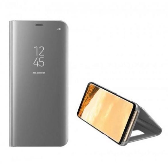 Husă Clear View Samsung A52s/A52 4G/5G srebrny/silver husă