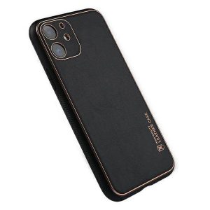 Beline Husă piele husă iPhone 12 mini negru / husă negru