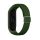 Beline curea Mi Band 7/6/5 Textile verde/green