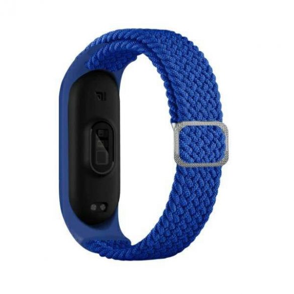 Beline curea Mi Band 3/4 Textile albastru/sky blue