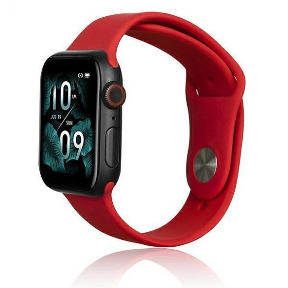 Beline curea Apple Watch Silicone 38/40/41mm roșu /red