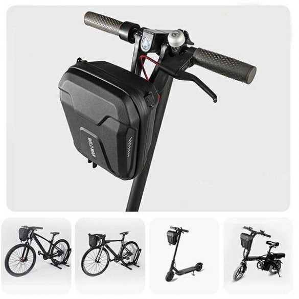 Husă/ suport pentru bicicletă WILDMAN E8 pannier pentru cadru negru/negru