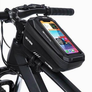 Husă/suport pentru bicicletă WILDMAN XS2 pannier pentru cadru negru/negru