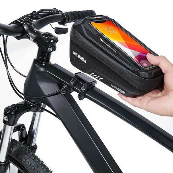 Husă/suport pentru bicicletă WILDMAN XS2 pannier pentru cadru negru/negru