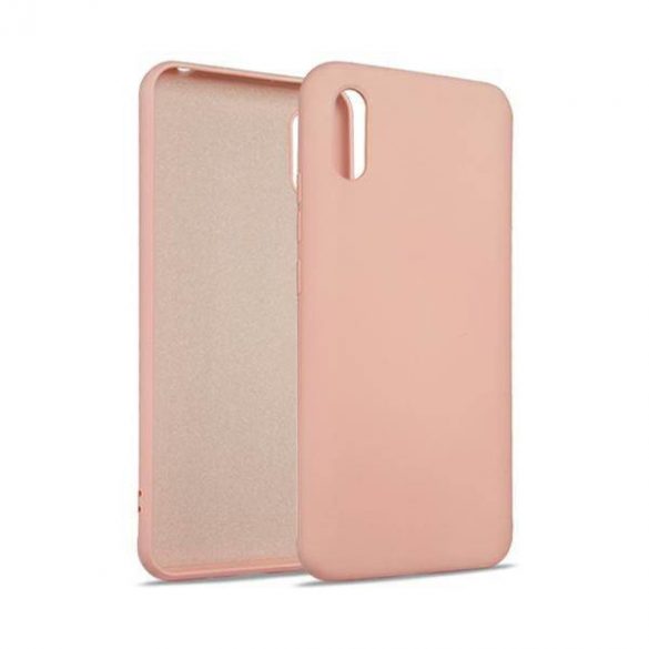 Beline Etui Silicon iPhone 13 / 14 / 15 6.1" różowo-złoty/rose gold