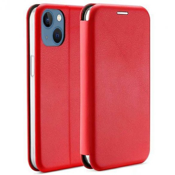 Beline Husă Husă tip carte Magnetic iPhone 14 / 15 / 13 6.1" roșu/red