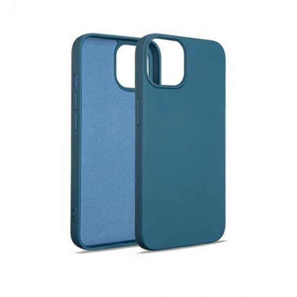 Beline Etui Silicon iPhone 14 / 15 / 13 6.1" niebieski/albastru