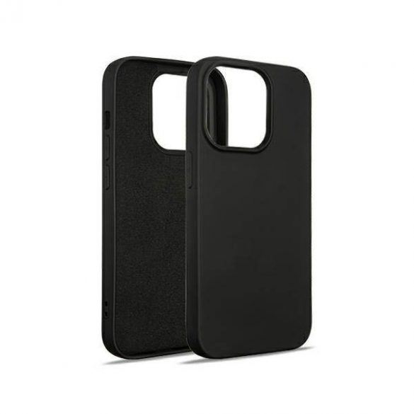 Beline Etui Husă din silicon pentru iPhone 14 Pro 6,1" czarny/negru