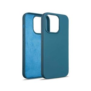 Beline Etui Husa silicon iPhone 14 Pro 6,1" niebieski/albastru