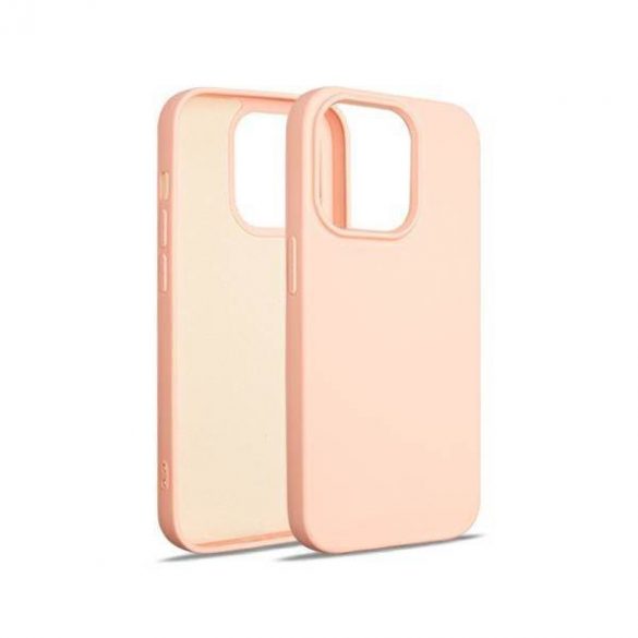 Beline Etui Husă din silicon pentru iPhone 14 Pro 6,1" różowo-złoty/rose gold