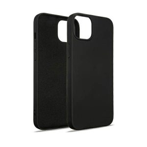 Beline Husă silicon iPhone 14 Plus / 15 Plus 6.7" negru / negru