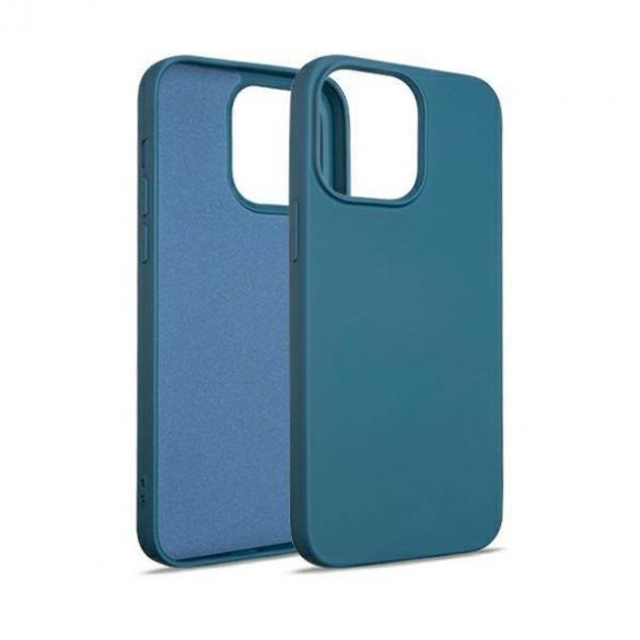 Beline Etui Husa silicon iPhone 14 Pro Max 6.7" niebieski/albastru