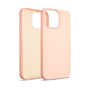 Beline Etui Husă din silicon pentru iPhone 14 Pro Max 6,7" różowo-złoty/rose gold