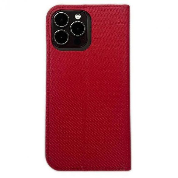 Cartea Etui Smart Magnet iPhone 14 / 15 / 13 6.1" czerwony/red