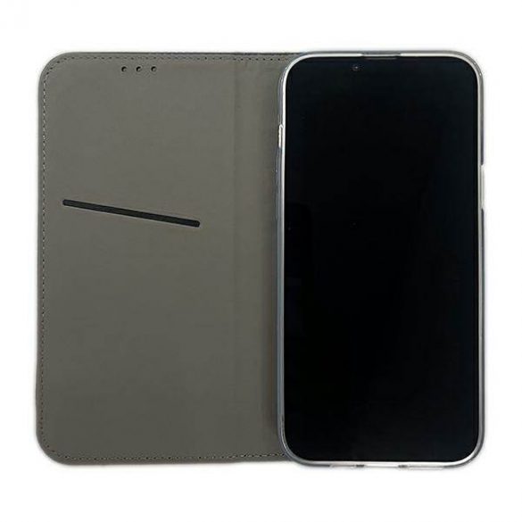 Cartea Etui Smart Magnet iPhone 14 / 15 / 13 6.1" czarny/negru