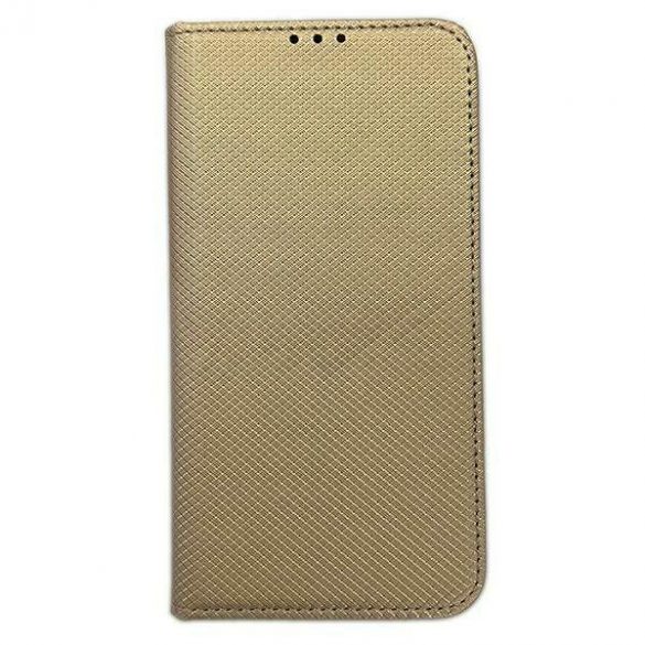 Etui Smart Magnet Book iPhone 14 Pro 6,1" złoty/husă aurie