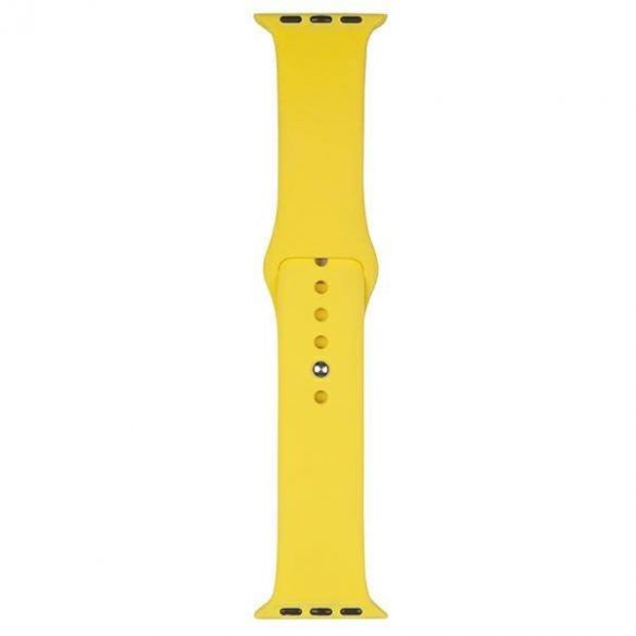 Beline curea Apple Watch Silicone 42/44/45/49mm galben /yellow