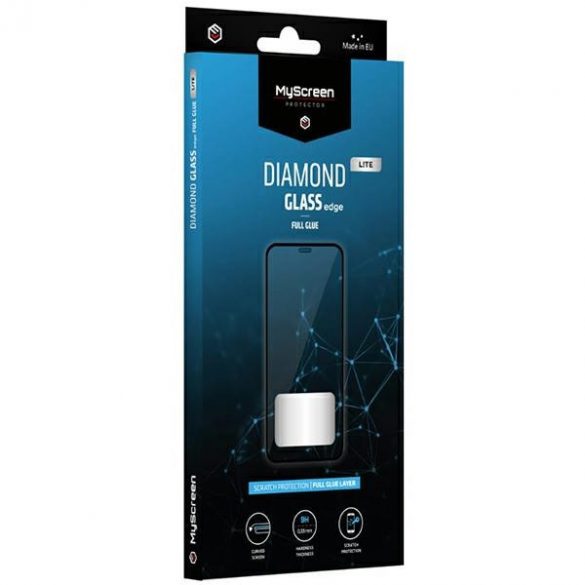 MS Diamond Glass Edge Lite FG Xiaomi Poco X5 Pro 5G/X5 5G czarny/negru Full Glue