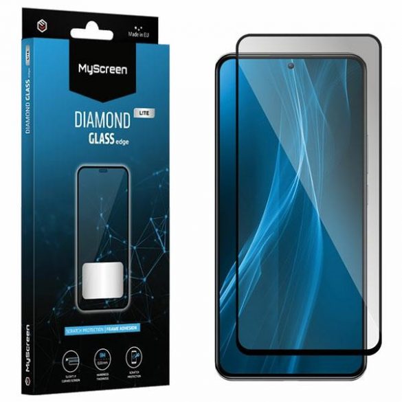 Lipici complet MS Diamond Glass Edge Lite FG Vivo X80 Lite czarny/negru