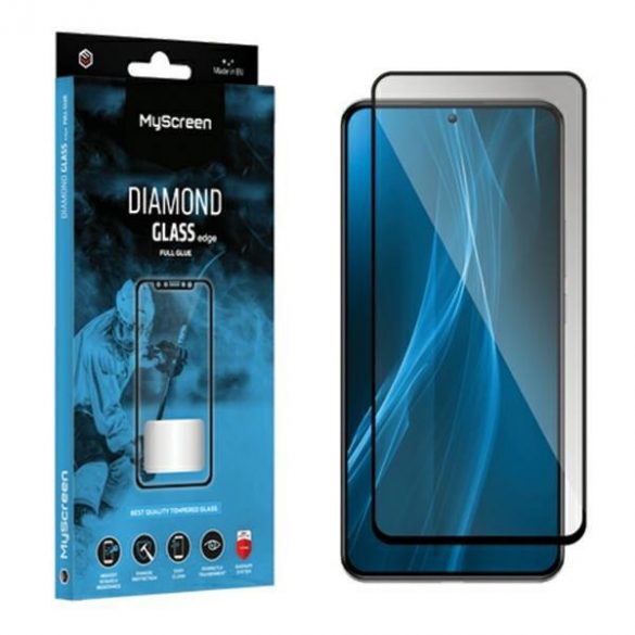 MS Diamond sticlă Edge FG Xiaomi 13T/13T Pro negru / negru Full Glue