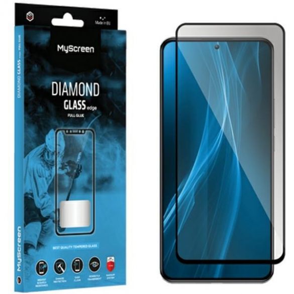 Lipici complet MS Diamond Glass Edge FG Oppo A79 5G czarny/negru