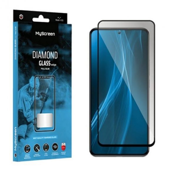 MS Diamond Glass Edge FG Motorola Moto G04/G24 Power czarny/negru Full Glue