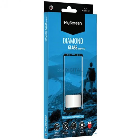 MS Diamond Glass Edge 3D Motorola Edge 50 Pro/50 Ultra Sticlă securizată/neagră