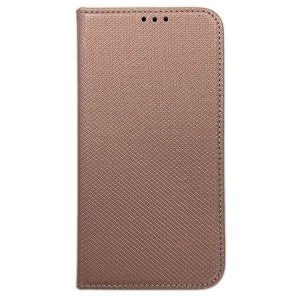 Husă Smart Magnet carte Google Pixel 7 rozowo gold/roze husă de aur