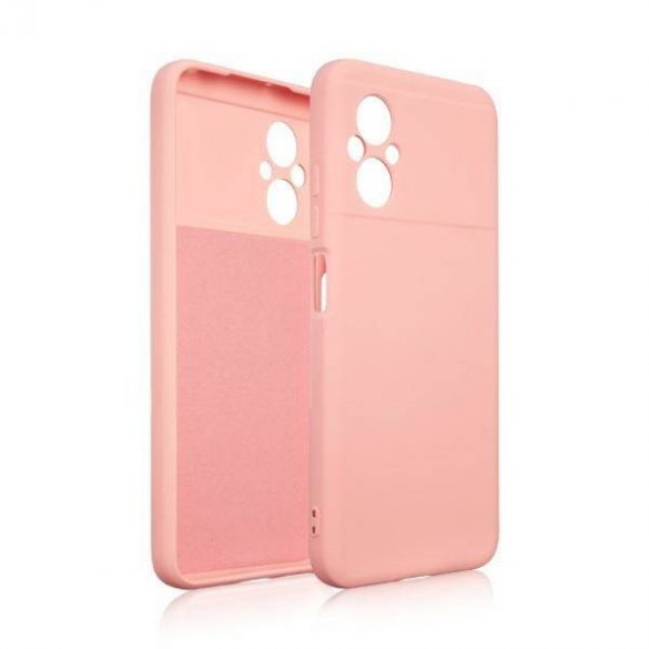 Beline Etui Husă din silicon Xiaomi Poco M5 różowo-złoty/rose gold