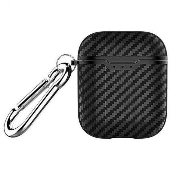 Beline AirPods Carbon Husă Air Pods 1/2 husă negru / negru