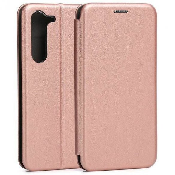 Beline Husă Husă tip carte Magnetic Samsung S23 Plus S916 rose gold/rose gold husă