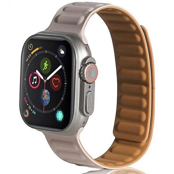 Beline pasek Apple Watch Magnetic 38/40/41mm kaki