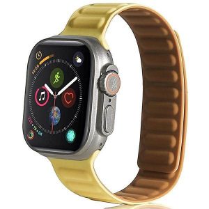 Beline pasek Apple Watch Magnetic 38/40/41mm zółty /galben