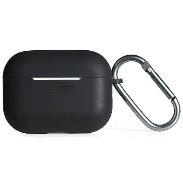 Beline AirPods Husa din silicon Air Pods Pro 2 carcasa neagra/neagra