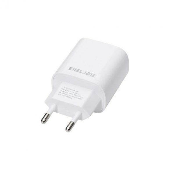 Beline Ład. siec. 1x USB-C 20W + cablu lightning alb/ alb PD3.0 BLNCW20L