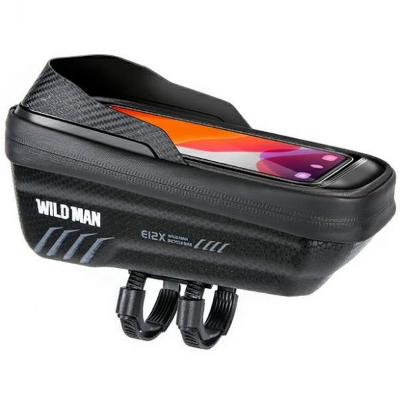 Husă/suport pentru bicicletă WILDMAN M E12X pannier pentru cadru negru/negru