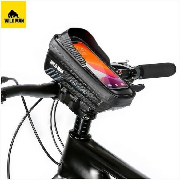 Husă/suport pentru bicicletă WILDMAN M E12X pannier pentru cadru negru/negru