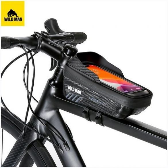 Husă/suport pentru bicicletă WILDMAN M E12X pannier pentru cadru negru/negru